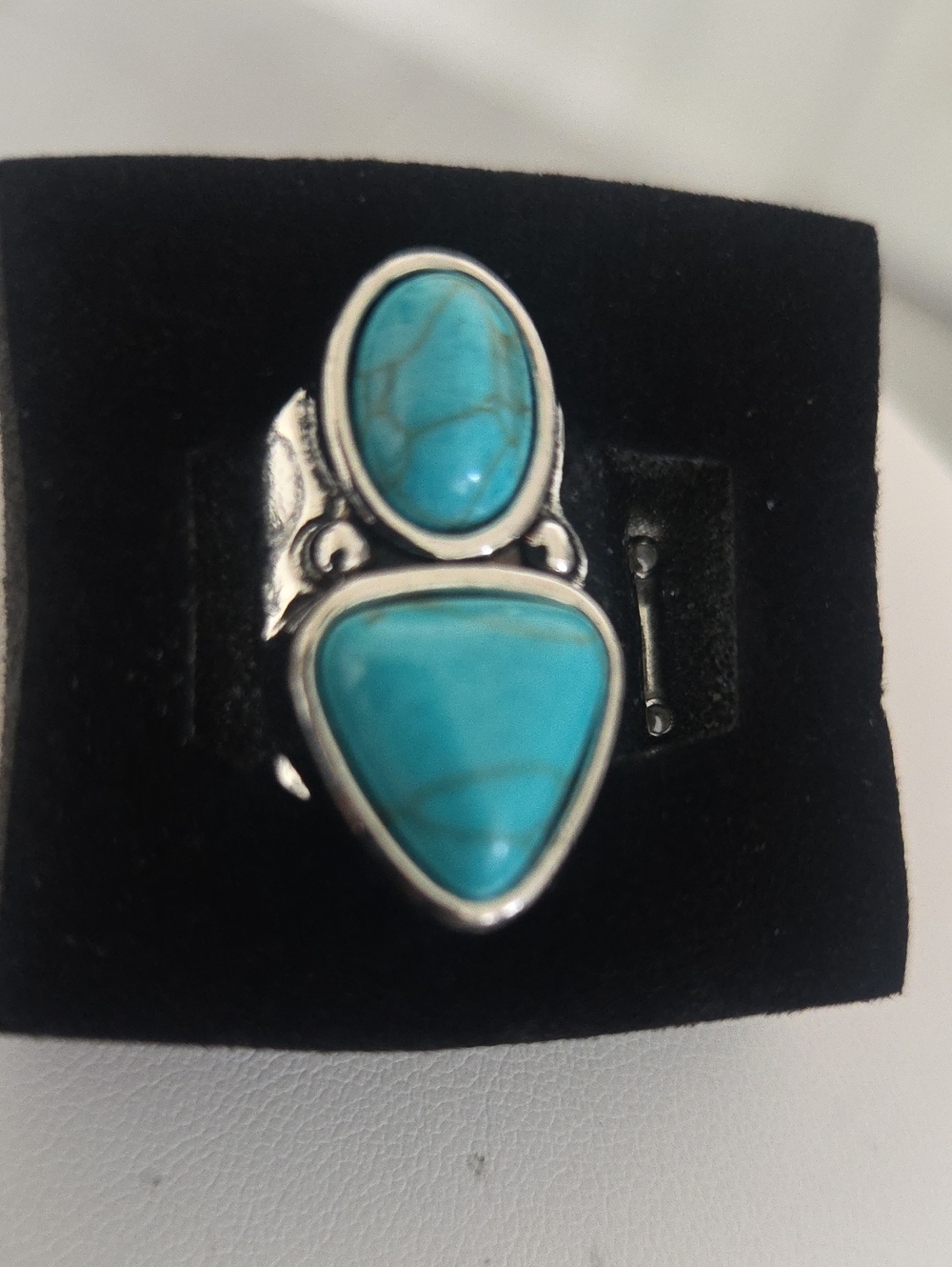 Paparazzi Desert Destination Blue Ring NWT